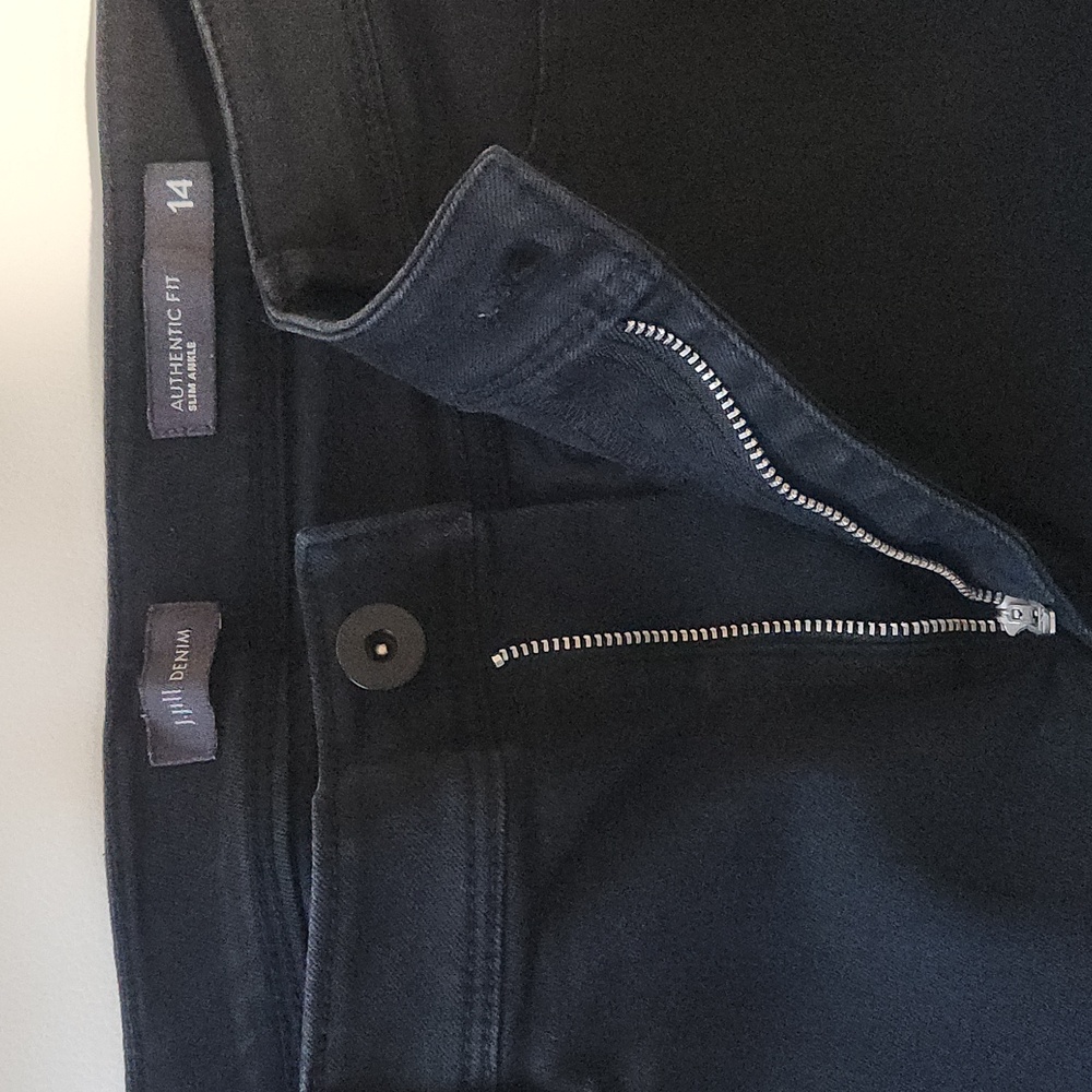 J. Jill Denim Authentic Fit Slim Ankle Black Jeans - Picture 4 of 16